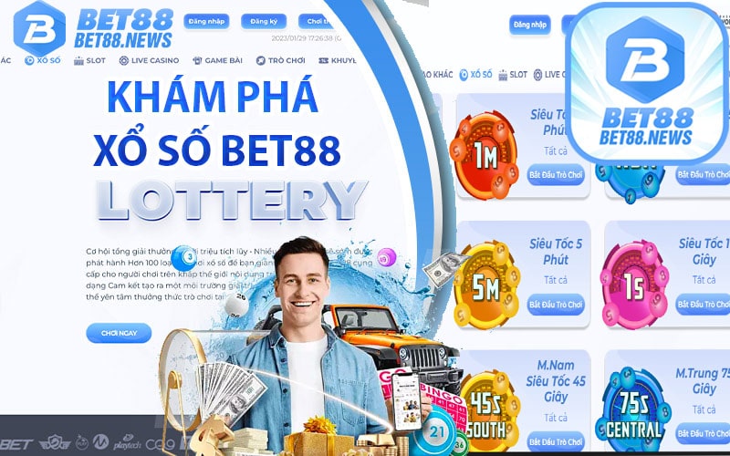 Khám phá Xổ số bet88